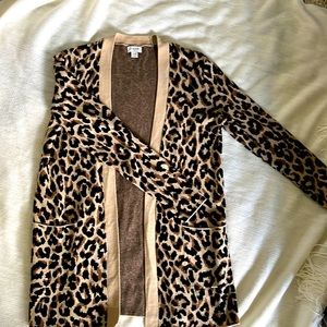 J. Crew print cardigan